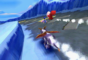 Spyro chases an Icy Peaks thief
