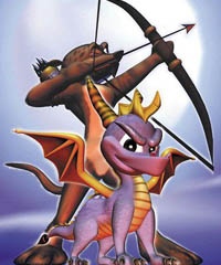 Spyro and Hunter